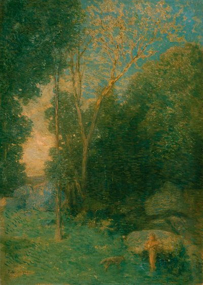 Pan and the Wolf by Julian Alden Weir